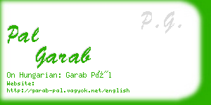 pal garab business card